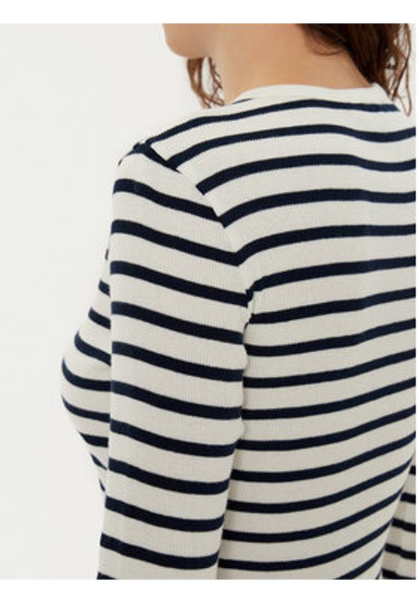 Tommy Jeans Bluzka DW0DW19501 Biały Slim Fit. Kolor: biały. Materiał: bawełna