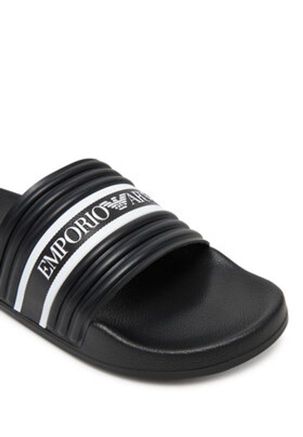 Emporio Armani Klapki XVPS14 XR277 U532 Czarny. Kolor: czarny