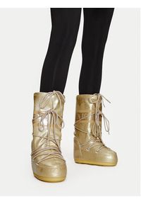 Moon Boot Śniegowce Icon Glitter 80D1402850 Złoty. Kolor: złoty. Materiał: skóra #6