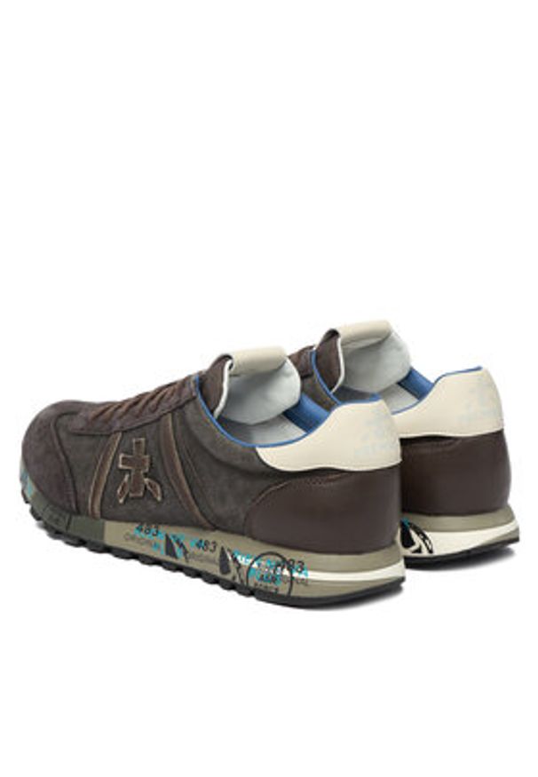 Premiata Sneakersy Lucy Var 7768 Brązowy. Kolor: brązowy. Materiał: skóra