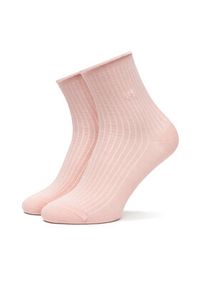 Calvin Klein Skarpety wysokie damskie 701229681 Różowy. Kolor: różowy. Materiał: materiał, bawełna #4