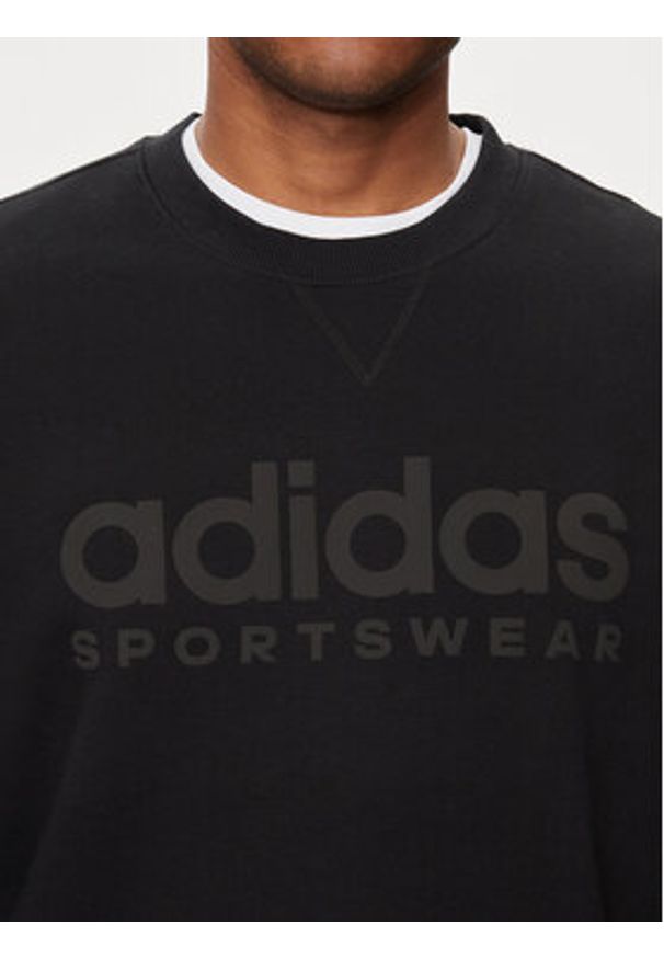 Adidas - adidas Bluza ALL SZN Fleece Graphic IW1190 Czarny Regular Fit. Kolor: czarny. Materiał: syntetyk, bawełna