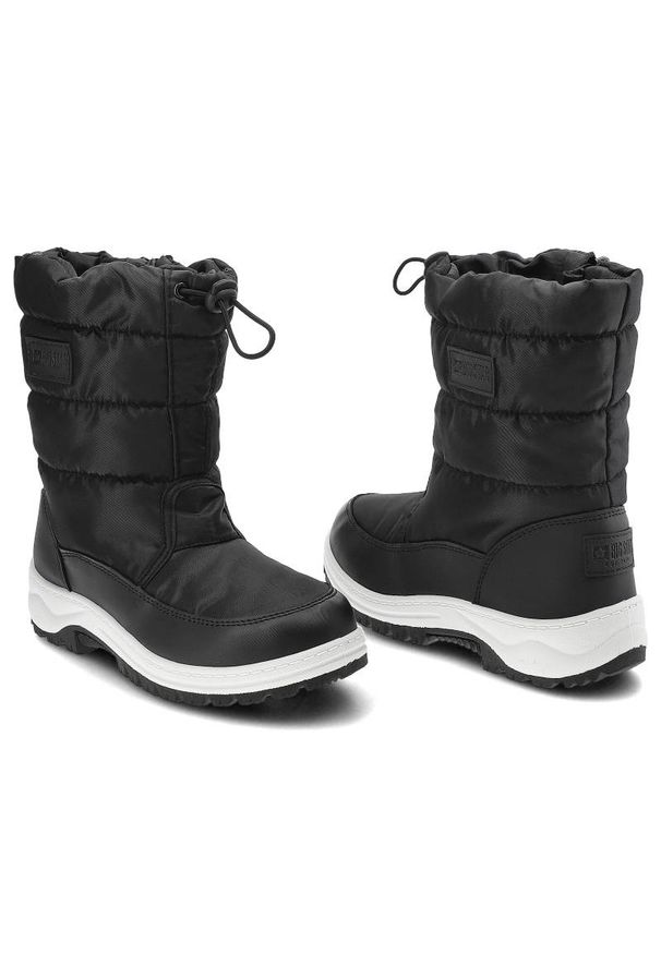 Big-Star - Czarne Śniegowce Big Star Ocieplane Buty Dziecięce. Okazja: na spacer. Kolor: czarny. Materiał: syntetyk, skóra ekologiczna, futro, materiał. Szerokość cholewki: normalna. Sezon: zima