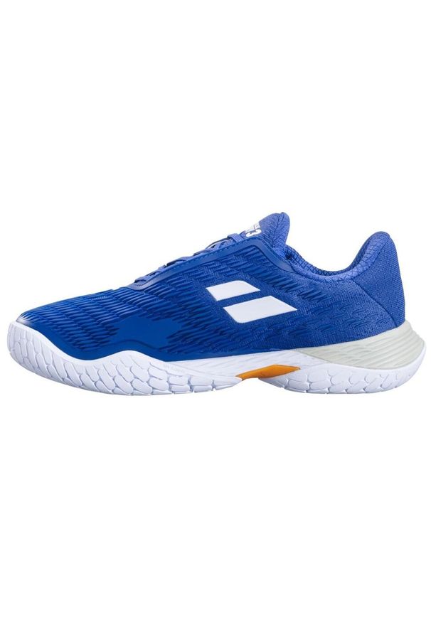 Buty tenisowe męskie Babolat Propulse Fury 3 AC. Kolor: żółty, biały, wielokolorowy, niebieski. Sport: tenis