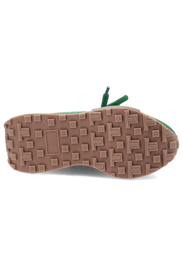 Zielone Sneakersy Artiker Modne Obuwie Damskie. Okazja: na co dzień. Kolor: zielony. Materiał: zamsz. Szerokość cholewki: normalna. Styl: sportowy, elegancki, casual