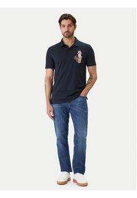 Guess Polo F6GP01 K8FQ4 Granatowy Regular Fit. Typ kołnierza: polo. Kolor: niebieski. Materiał: bawełna #4