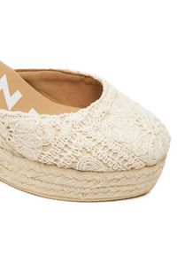 Manebi Espadryle Yucatan Wedge Espadrilles G 0.3 WV Beżowy. Kolor: beżowy #4