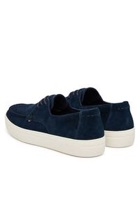 TOMMY HILFIGER - Tommy Hilfiger Półbuty Casual Suede Stitch Toe Hybrid FM0FM05707 Granatowy. Okazja: na co dzień. Kolor: niebieski. Materiał: skóra, zamsz. Styl: casual #4
