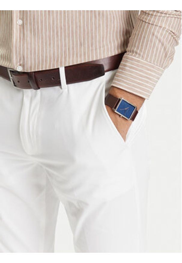 Skagen Zegarek SKW6930 Brązowy. Kolor: brązowy. Materiał: skóra