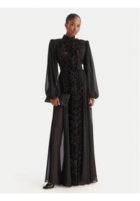 Babylon Sukienka wieczorowa S00827 Czarny Regular Fit. Kolor: czarny. Materiał: poliamid. Styl: wizytowy #4