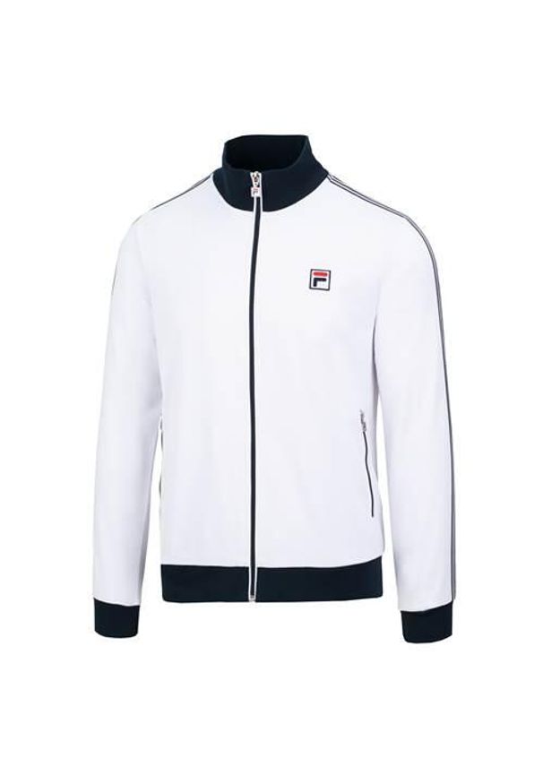 Bluzy sportowa męska Fila Warm-up. Kolor: biały