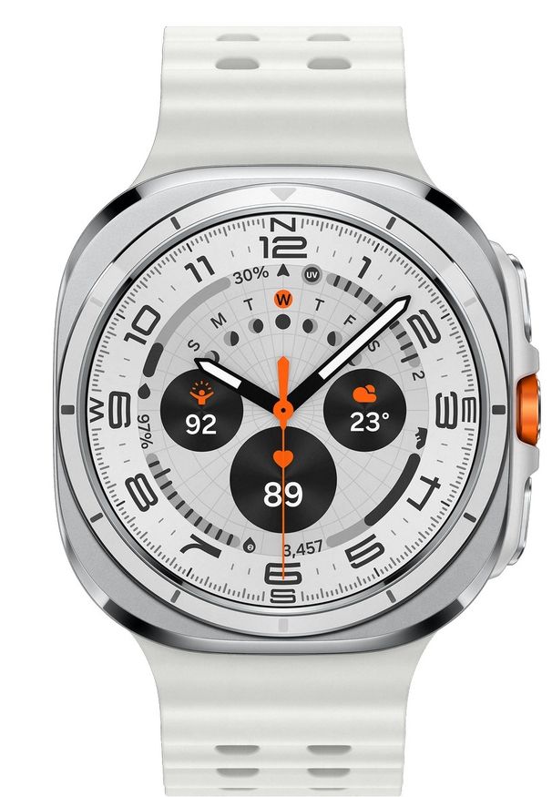 SAMSUNG - Samsung Galaxy Watch Ultra 2025 LTE 47mm Tytanowy Biały (L705). Kolor: biały