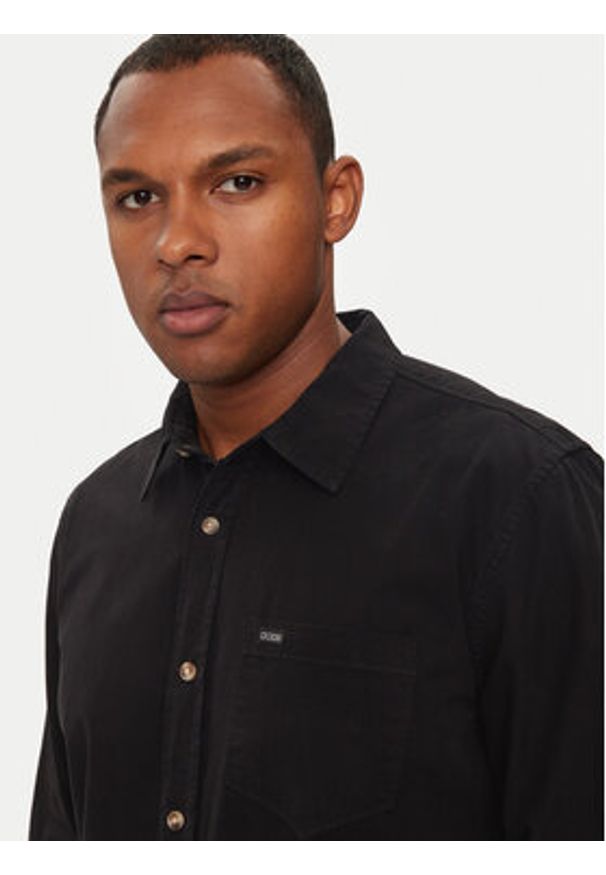 Guess Koszula M4YH35 WGCF1 Czarny Slim Fit. Kolor: czarny. Materiał: bawełna