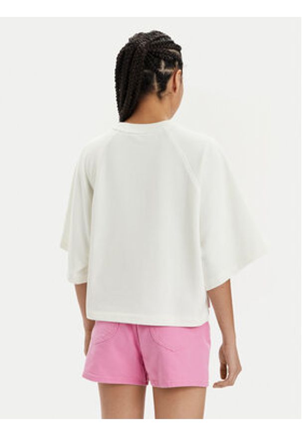 Lee Bluzka 112350752 Écru Relaxed Fit. Materiał: bawełna