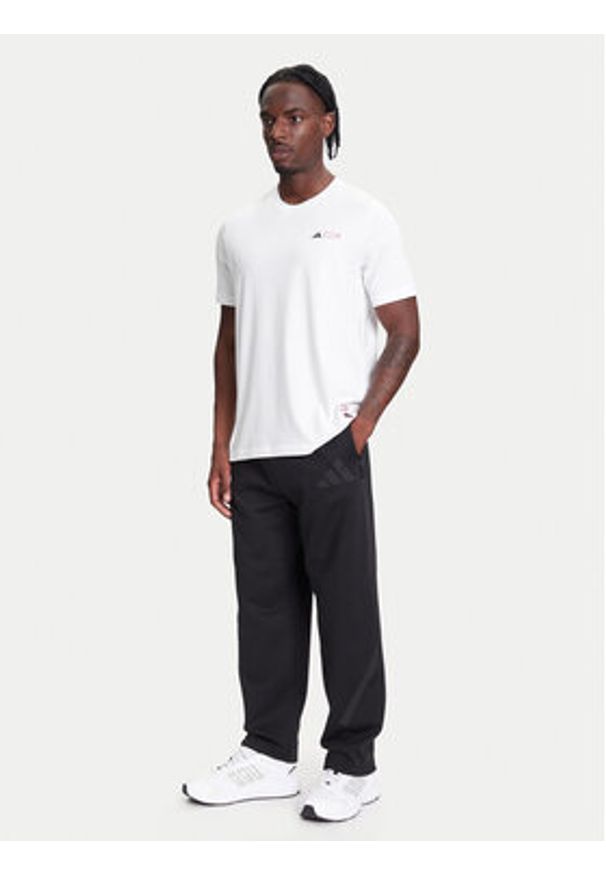 Adidas - adidas Spodnie dresowe Z.N.E. JC5478 Czarny Loose Fit. Kolor: czarny. Materiał: bawełna