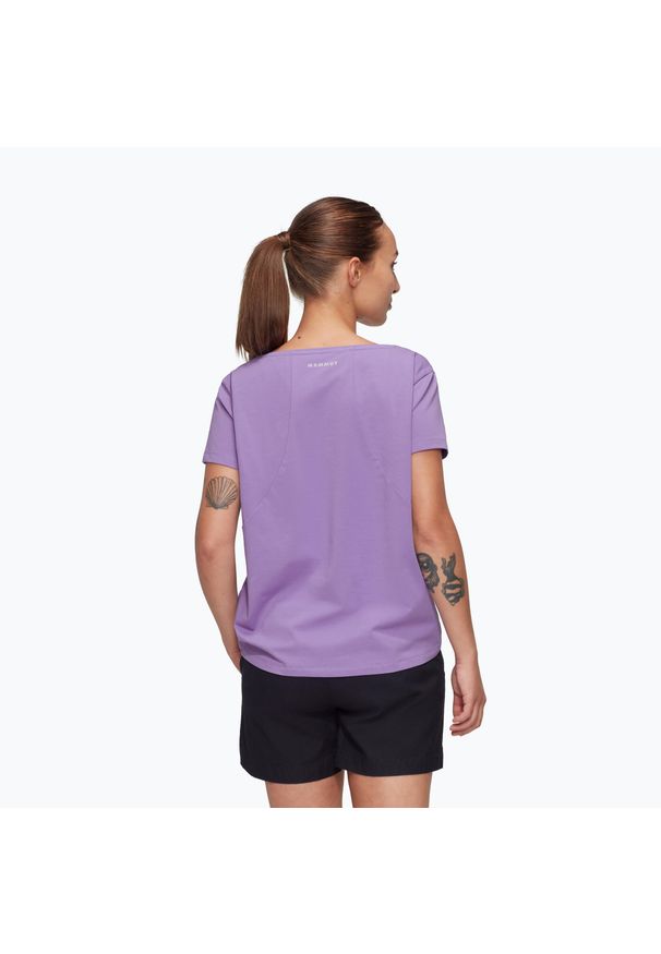 Koszulka damska Mammut Seon Playground. Kolor: fioletowy