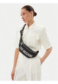 Love Moschino - LOVE MOSCHINO Saszetka nerka JC4195PP1MKD000B Czarny. Kolor: czarny. Materiał: skóra #5
