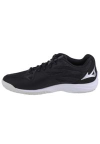 Buty siatkarskie męskie Mizuno Thunder Blade Z. Zapięcie: sznurówki. Kolor: czarny. Materiał: guma, materiał, tkanina, syntetyk. Szerokość cholewki: normalna