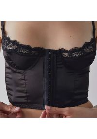 Intica - Biustonosz gorsetowy push-up z koronkowym wykończeniem Marjolaine. Materiał: koronka. Rodzaj stanika: push-up #6