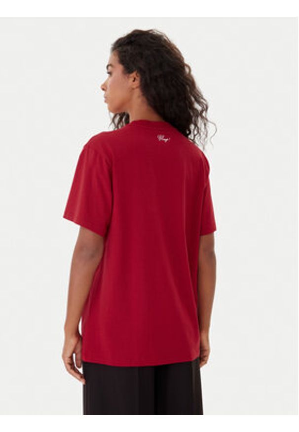 Hugo - HUGO T-Shirt Vintag 50551445 Czerwony Regular Fit. Kolor: czerwony. Materiał: bawełna