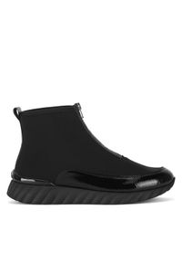 Remonte Botki D5983-03 Czarny. Kolor: czarny. Materiał: materiał #1