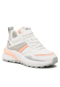 Sneakersy Replay GWS4V.000.C0008T White Orange 0076. Kolor: biały. Materiał: materiał