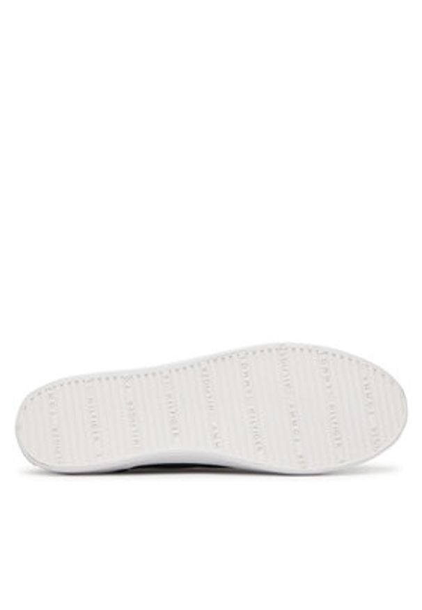 TOMMY HILFIGER - Tommy Hilfiger Sneakersy Th Foxing Sneaker Canvas FW0FW09170 Granatowy. Kolor: niebieski. Materiał: materiał