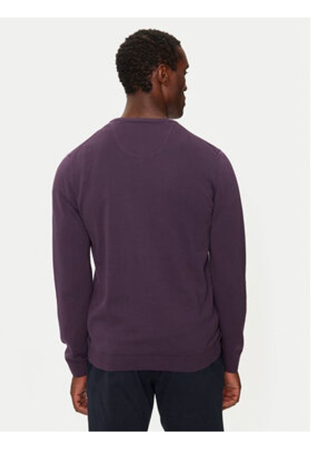 s.Oliver Sweter 2143174 Fioletowy Regular Fit. Kolor: fioletowy. Materiał: bawełna
