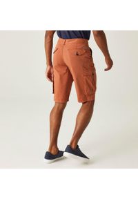 Regatta - Męskie spodenki cargo Shorebay Vintage Look. Kolor: brązowy, beżowy, wielokolorowy. Materiał: bawełna. Sport: turystyka piesza #2