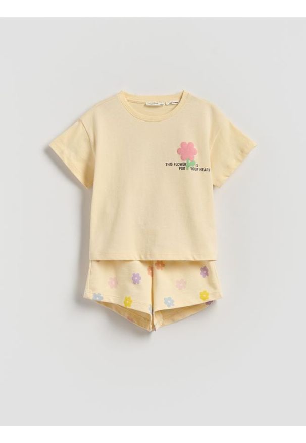 Reserved - Bawełniany komplet - wielobarwny. Materiał: bawełna