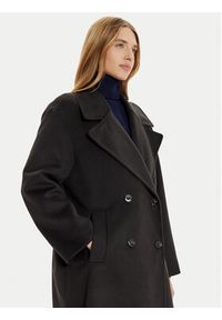 Imperial Płaszcz zimowy KI54IID Czarny Loose Fit. Kolor: czarny. Materiał: syntetyk. Sezon: zima #5