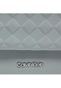 Calvin Klein Torebka Calvin Mini Quilt K60K611990 Szary. Kolor: szary. Materiał: skórzane #3