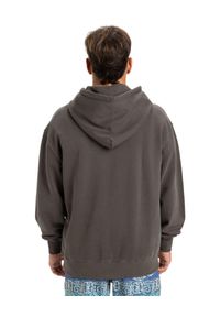 Quiksilver - Bluza z kapturem dla Mężczyzn GLOBAL HEAT Czarny. Typ kołnierza: kaptur. Kolor: czarny. Materiał: materiał, bawełna