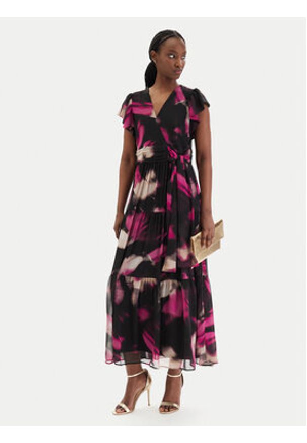 DKNY Sukienka koktajlowa DD5G1562 Czarny Regular Fit. Kolor: czarny. Materiał: syntetyk. Styl: wizytowy