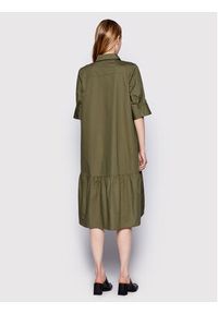 GESTUZ - Gestuz Sukienka koszulowa Avaligz 10906320 Zielony Loose Fit. Kolor: zielony. Materiał: bawełna. Typ sukienki: koszulowe #5