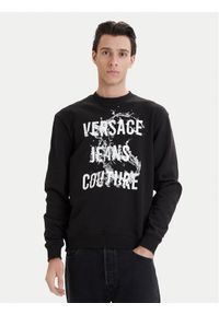 Versace Jeans Couture Bluza 80GAIC01 CF00C Czarny Regular Fit. Kolor: czarny. Materiał: bawełna #1