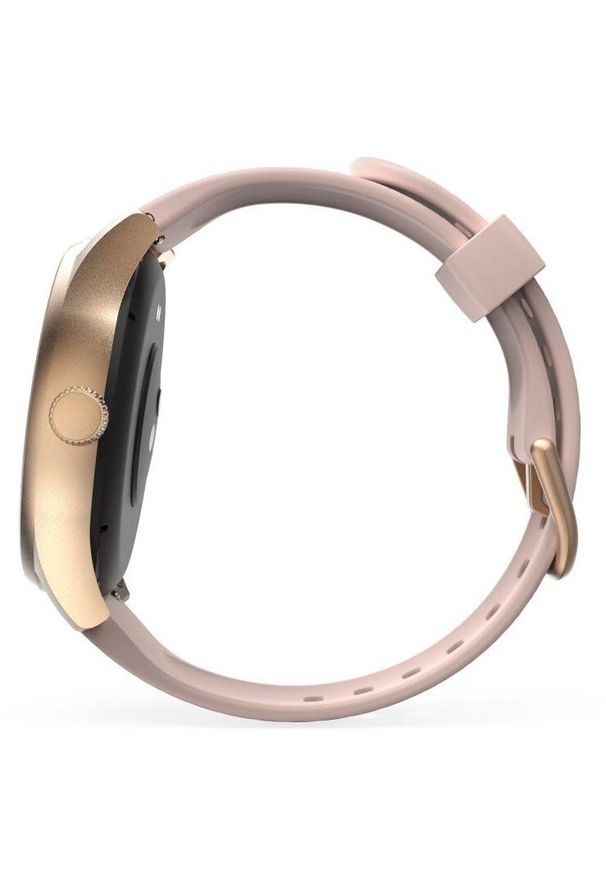 hama - Hama Fit Watch 5010 różowe złoto. Rodzaj zegarka: smartwatch. Kolor: wielokolorowy, złoty, różowy. Styl: sportowy, elegancki, casual