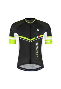 ROGELLI - Koszulka rowerowa męska Rogelli GARA MOSTRO II. Kolor: żółty, wielokolorowy, czarny. Materiał: materiał. Sport: kolarstwo