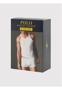 Polo Ralph Lauren Komplet 2 tank topów 714835886001 Biały Regular Fit. Typ kołnierza: polo. Kolor: biały. Materiał: bawełna #5