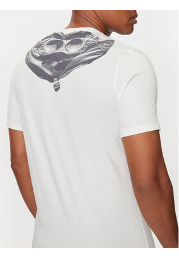 C.P. Company T-Shirt 16CMTS044A005100W Biały Regular Fit. Kolor: biały. Materiał: bawełna