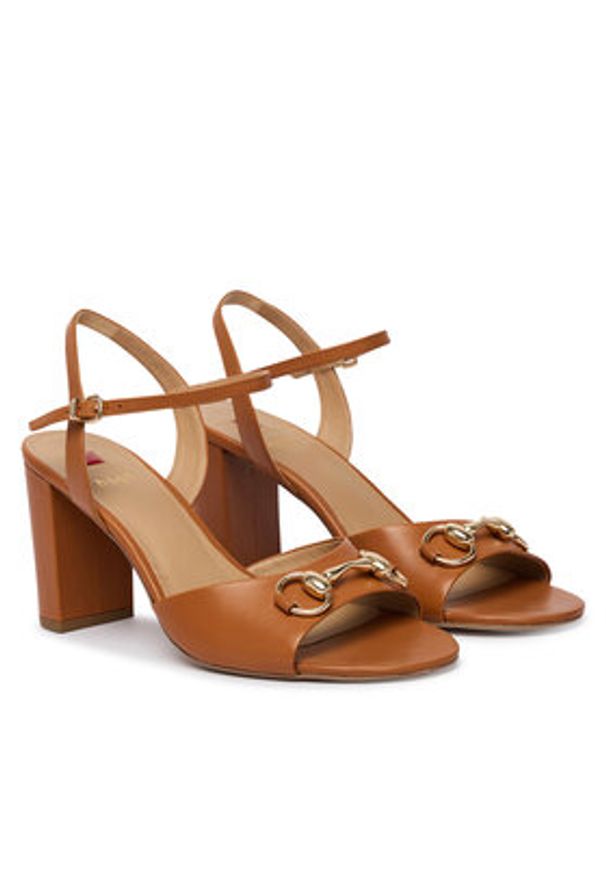 HÖGL Sandały 1-107423 Brązowy. Kolor: brązowy. Materiał: skóra, zamsz