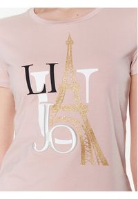 Liu Jo Sport T-Shirt TA3088 JS003 Różowy Regular Fit. Kolor: różowy. Materiał: bawełna. Styl: sportowy #2