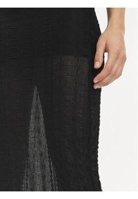 Gina Tricot Spódnica midi 21596 Czarny Regular Fit. Kolor: czarny. Materiał: syntetyk #4