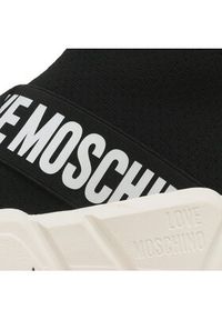 Love Moschino - LOVE MOSCHINO Sneakersy JA15263G1HIZ500A Czarny. Kolor: czarny. Materiał: materiał #3