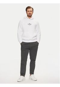 TOMMY HILFIGER - Tommy Hilfiger Bluza MW0MW39050 Biały Regular Fit. Kolor: biały. Materiał: bawełna, syntetyk #3