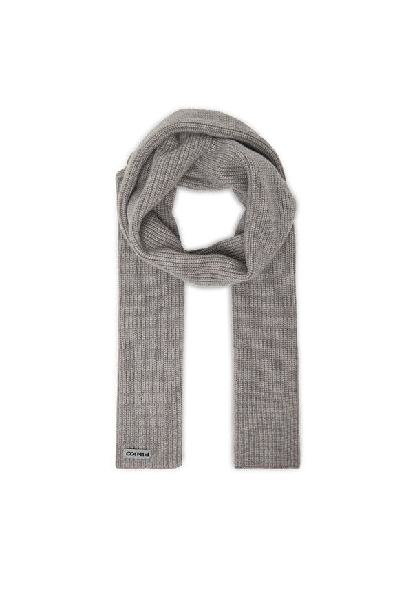 Pinko - Szalik PINKO. Kolor: szary