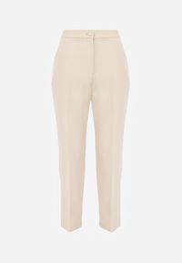Renee - Beżowe Klasyczne Spodnie VICES Garniturowe High Waist Dimaia. Okazja: na co dzień, na spotkanie biznesowe, na komunię, do pracy, na imprezę. Stan: podwyższony. Kolor: beżowy. Styl: klasyczny #3