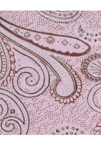 Męski Krawat - Blady Róż, Duży Wzór Paisley - Alties. Kolor: różowy. Materiał: tkanina. Wzór: paisley. Styl: elegancki, wizytowy #4