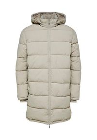 Selected Homme Płaszcz zimowy Cooper 16089959 Beżowy Regular Fit. Kolor: beżowy. Materiał: syntetyk. Sezon: zima #3