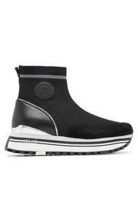 Liu Jo Sneakersy Maxi Wonder 66 BF3101 TX047 Czarny. Kolor: czarny. Materiał: materiał